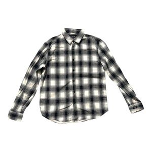 Brixton Black & White Plaid Button-Down Shirt